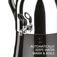 thumbnail image 5 of Korkmaz Caykolik A341-14 Stainless Steel Samovar 4.1 L, 138.5 Oz Electric Tea Maker, Inox, Chrome, Black 110 V US Plug 4.3-Quart, 5 of 7