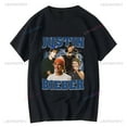 thumbnail image 1 of Nouveau T-shirt à Manches Courtes et Col Rond avec Affiche de Couverture Justin Bieber Printemps/été 2024 Mode Décontractée Unisexe T-shirt Mode Urbaine 2 TTG, 1 of 6