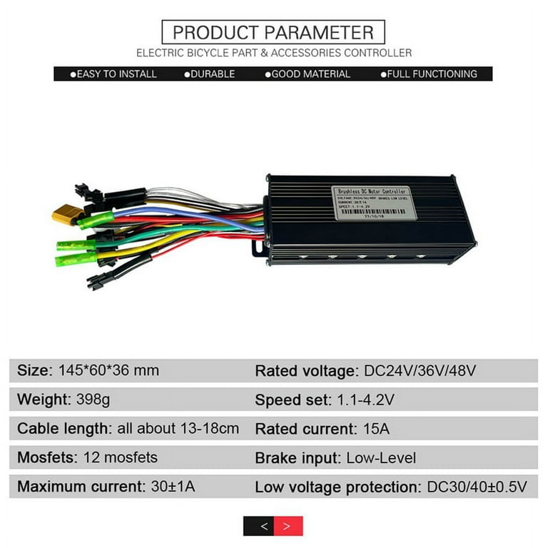 30A Three Mode Sine Wave Ebike Controller with EN05 Display Thumb