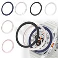 thumbnail image 4 of Bezel Tune for Samsung Galaxy Watch 7 Ultra 47mm,Bezel Oil Injection Diamond Circle Circle Prismatic,Watch Bezel Ring Case Adhesive Cover Anti-collision Protector Accessory, 4 of 9