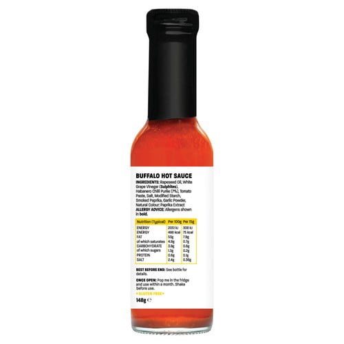 Dr. Will's Buffalo Hot Sauce 148g, British Import (Pack of 2)