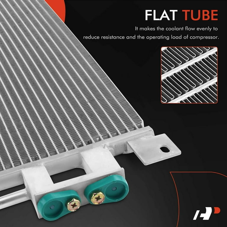 A-Premium Air Conditioning A/C Condenser Compatible With Porsche 911 1999-2004, Boxster 1997-2004, Replace# 4848, 99657311100