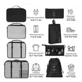 thumbnail image 2 of Organizadores De Maletas Para Viaje Impermeable Set 8 Piezas Xtellar negro, 2 of 4