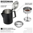 thumbnail image 6 of COLETTI Black Bozeman Percolator Coffee Pot — Camping Coffee Pot, Coffee Percolator – America’s Sleekest Percolator – Pure Stainless Steel, NO Aluminum or Plastic (9 Cup), 6 of 8