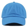 thumbnail image 2 of Newhattan Plain 100% Cotton Hat Men Women Adjustable Baseball Cap, 2 of 2