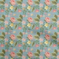 thumbnail image 1 of oneOone Polyester Spandex Dusty Teal Green Fabric Floral Craft Projects Decor Fabric Printed By The Yard 56 Inch Wide-32, 1 of 4