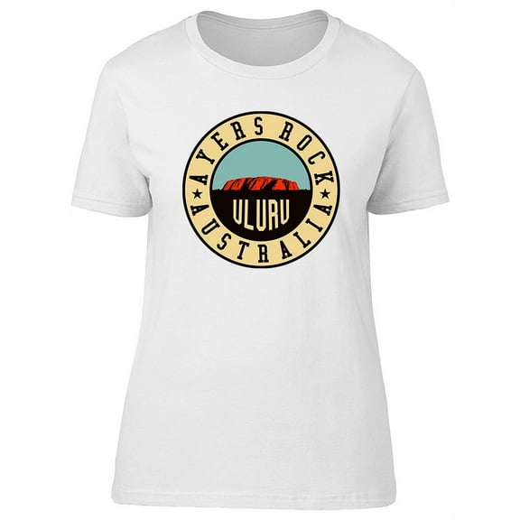 Ayers Rock Australia T-Shirt Women -Image by Shutterstock, Female Small