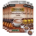 thumbnail image 2 of 3 Pack | New Twinings Chocolate Chai Latte Tea 60 K-Cup Pods For Keurig, 10 Count (Pack Of 6), Velvety Smooth Cocoa With Real Spiced Tea, Caffeinated & 3x 12oz Disposable Coffee Cup with Lid & Sleeve, 2 of 5