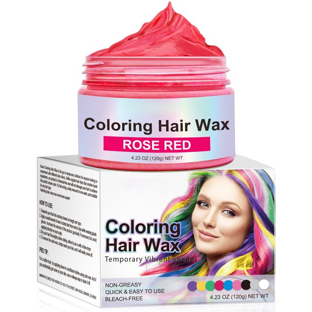 Hair Dyeing Mud Temporary Hair Dyeing Paste Can Be Changed At Will In One Go. 9 Color Hair Wax One Application For Coloring And Setting