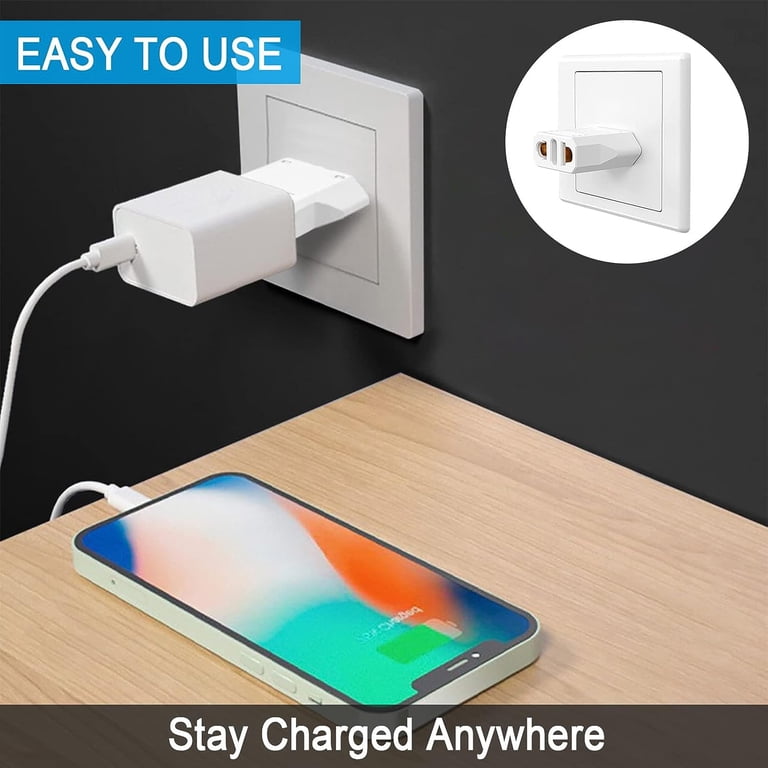EU To US Plug Adapter - Compact Travel Converter, 10A/250V, Flame Retardant, For Dry Places (Not A Voltage Converter)