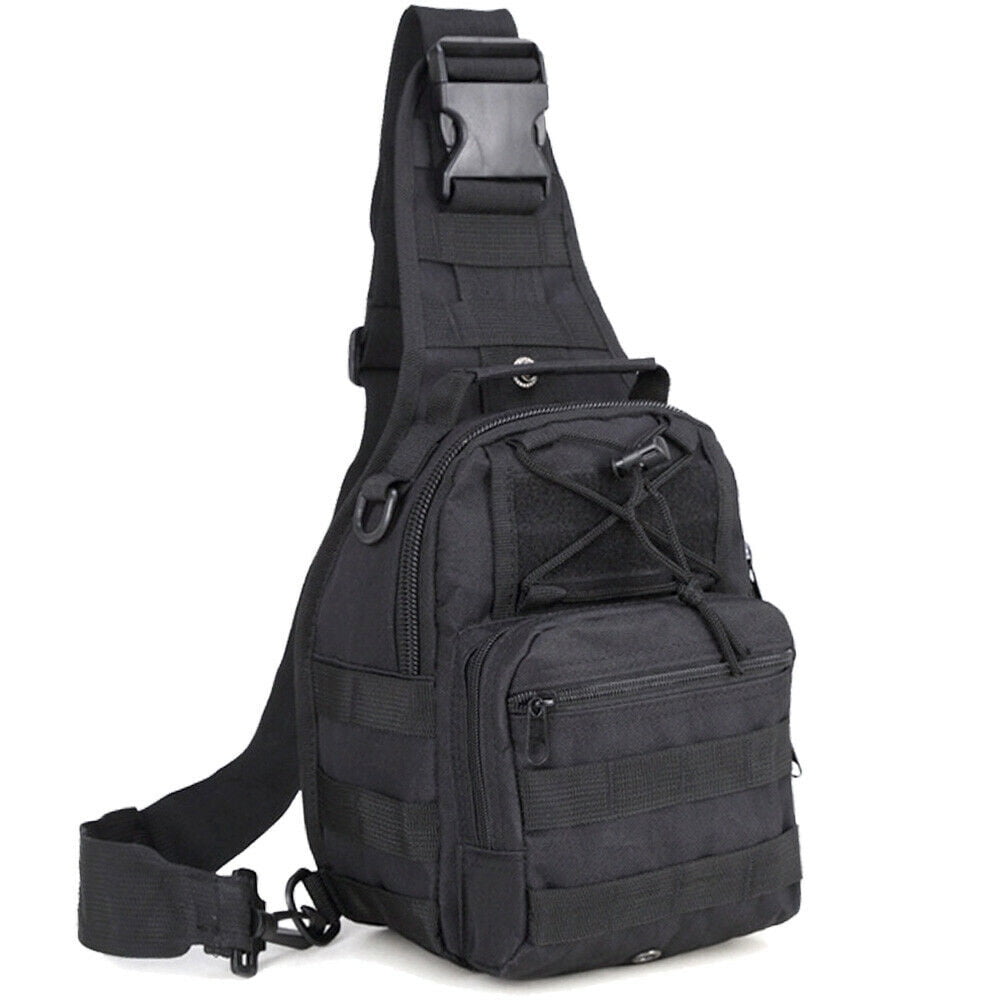 Selighting Tactical Crossbody Messenger Bag Mens Water Resistant Shoulder Handbags MOLLE iPad Briefcase 