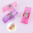 thumbnail image 5 of 100 pieces of sewing plastic clips, quilted clips in various colors, made of ultra-transparent AS material, colors shipped randomly, 5 of 5