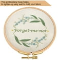 thumbnail image 2 of Embroidery Hoop, Lightweight Beech Wood Wooden Embroidery Hoops Wooden Circle Frame Easy To Use Wooden Hoops For Crafts, For Needle Arts -stitch, 2 of 7