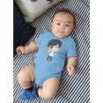 thumbnail image 2 of Boy With A Magnifying Glass Bodysuit Infant -Image by Shutterstock,  6 Months, 2 of 4