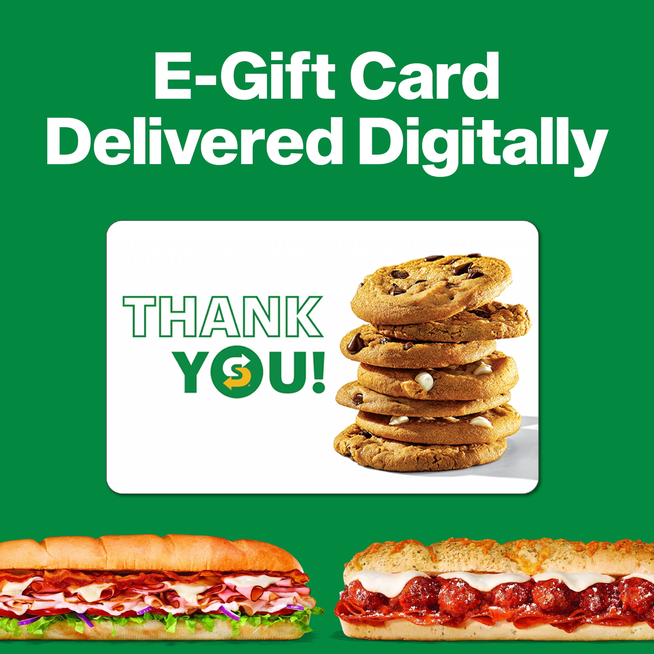 Subway $25 Thank You eGift Card [Email Delivery]