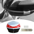 thumbnail image 6 of Luwecf Motorbike Storage Case Motorcycle Top Case Practical Motorcycle Rear Storage Box argent, 6 of 9