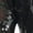 Black, variant on Women's Sequin Embellished Open-Front Cardigan with Sheer Mesh Long Sleeves - Large, Silver