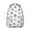 White, variant on Artistic tribal bohemian elephant backpack for Student, mandala and floral pattern, waterproof and durable school bag, breathable comfort straps, ethnic vintage print