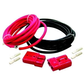 Bulldog Whes Winch Power Cable 20026 For Use On Bulldog Winches; Connects to Battery; 3 Gauge; 24 Foot Length; With 2 Quick Connectors