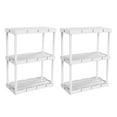 thumbnail image 1 of Gracious Living Knect A Shelf Unités de Rangement Emboîtables à 3 Tablettes (Lot de 2), 1 of 11