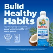 MaryRuths Nighttime Liquid Multimineral Magnesium Citrate Ages 1+ No Melatonin Stress Sleep Support Bone Health Sugar Free Vegan Coconut 32 fl oz