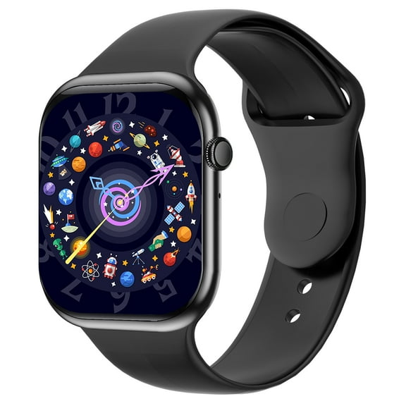 LRSE Smart Watch for Men Women,1.75 inch Bluetooth Answer/Dial Phone, IP67 Waterproof Sports Fitness Tracker Smartwatch for iPhone Android, Black