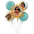 thumbnail image 3 of Anagram Moana Foil Balloon Bouquet 5pc, 3 of 5