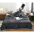 thumbnail image 2 of ZZYuan New Arrivals Clearance Ice Blanket for All Season Lightweight Summer Cooler Quilt for Hot Sleepers and Night Cooler Comforter Double Cold Effect Blanket Cooler Fiber Soft Blanke, 2 of 7