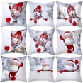 thumbnail image 4 of Funda de cojín de Feliz Navidad Adornos navideños para el hogar 2024 Adornos navideños Regalos de Navidad Feliz Año Nuevo 2025, 4 of 5
