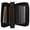 Brown, variant on Genuine Leather RFID Identity Protected Double Zippered Accordion Wallet