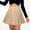 Beige, variant on QENGING Summer Skirts for Women Flare Solid Color Corduroy Autumn and Winter Skirt Flare Sweet Single Button High Waist Umbrella Skirt Casual