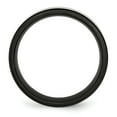 thumbnail image 4 of Titanium Beveled Edge 8mm Black IP-plated Satin and Polished Band, 4 of 9