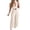 Beige, variant on Womens Summer Jumpsuits Dressy Casual Wide Leg Pants Rompers Elegant V Neck Sleeveless Overalls for Business Work