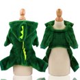 thumbnail image 3 of CAROOTU Pet Clothes Soft Dinosaur Transfiguration Dogs Shirt Classic Cute Fun Comfortable Clothes For Dog, 3 of 6
