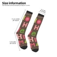 thumbnail image 2 of Fuzoiu Ho Ho Ho Merry Christmas Print Adult Stockings,Crew Socks,Unisex Fashion Socks, Casual Sports Socks,Comfortable Crew Socks for Everyday Wear and Sports, 2 of 6