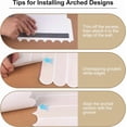 thumbnail image 4 of Easy4Home 10Pcs 3D Peel and Stick Backsplash 12"x12" Self-Adhesive Wall Tile for Kitchen Bathroom, Beige, 4 of 6