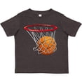 thumbnail image 3 of Inktastic Basketball Swish Boys or Girls Toddler T-Shirt, 3 of 5