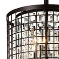 thumbnail image 4 of CWI Lighting Meghna 6 Light Up Farmhouse Metal Chandelier in Brown, 4 of 5