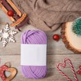thumbnail image 4 of 5Oz Gradient Milk Cotton Yarn, Soft & Lightweight Ombre Purple Knitting Yarn, Smooth Dyed Crochet Yarn For Handcrafting Scarves, Hats, Blankets, Amigurumi For S, Family Diy, 4 of 9