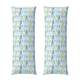 thumbnail image 1 of Fotbe Cartoon Cat Funda para Almohada Corporal con Diseño, Funda de Microfibra Ultrasuave de 20x54 Pulgadas, Ropa de Cama Elegante, 1 of 7