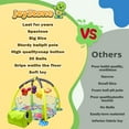 thumbnail image 5 of JoyStone 4 in 1 Turtle Baby Play Gym Activity Mat with 30 Balls, 4 Detachable Sound Toys, Baby Sensory Mat for for Toddler Infant, Newborn Gift for Boys and Girls, Green, 5 of 11
