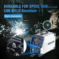 thumbnail image 2 of AZZUNO 6 in 1 Aluminum MIG Welder 250A 110V/220V Large LED Display MultiProcess Welder, 2 of 8