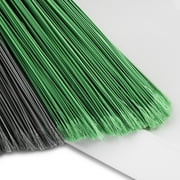 Libman Household Angle Broom and Dust Pan with Clean Fibers Comb, Green/White