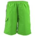 thumbnail image 2 of Men's Board Shorts Sport Beach Swimwear Bathing Suit Slim Fit Trunks (32, #10 Lime Green), 2 of 3