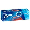 Ziploc® Brand Freezer Bags with Grip 'n Seal Technology, Pint, 20 Count