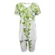 thumbnail image 3 of Blusas para las Mujeres Casual, Cuello en V de Manga Corta Impresa Superior Y Suelto Pantalones Cortos, Conjuntos de Moda de Verano, 3 of 4