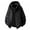 Black, variant on BRGZLK Men Coats Fashion Casual Solid Color Long Sleeve Hooded Pocket Outdoor Zipper Cardigan Unisex Oversized Sports Windbreaker Coat Blue XL