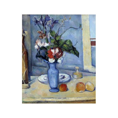 The Blue Vase By Paul Cezanne Print Wall Art Walmart Com