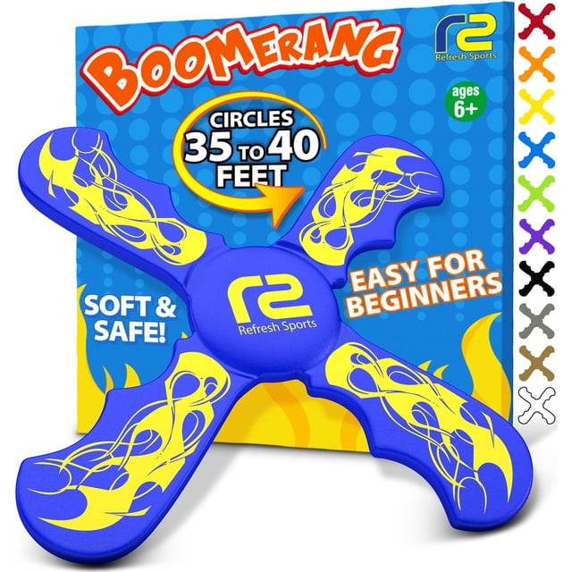 Juego de discos voladores Boomerang Refresh Sports Fun para niños al aire libre