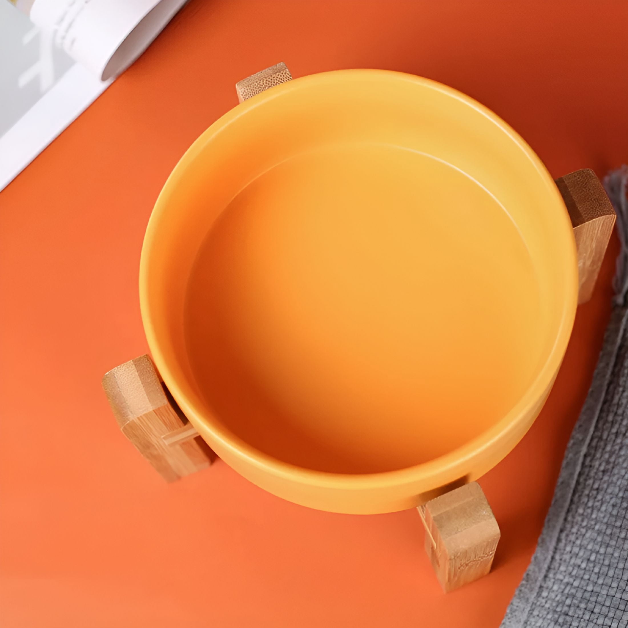 ACDANC 2026 New Raised Dog Bowl with Stand - Elevated Feeder - Ceramic Dog Food Bowl - 28 Oz for Home, Kitchen, Dining Room, Pet Area, Office